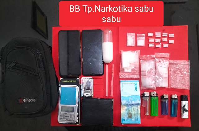 Diduga Edarkan Sabu, Pria di Tanjung Medan Rohil Diciduk polisi