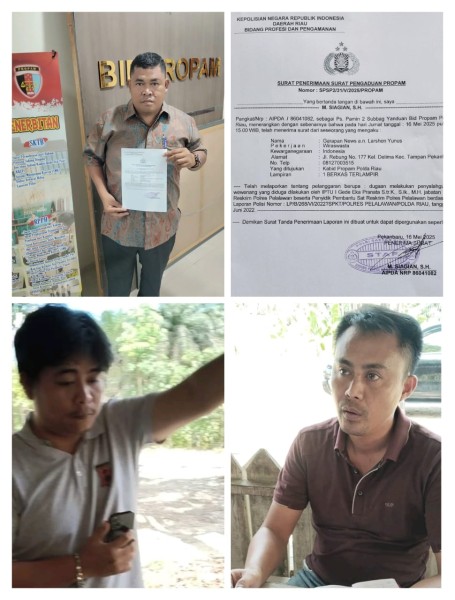 Relawan Prabowo Gibran Resmi Laporkan Kasat Reskrim Polres Pelalawan ke Polda Riau, Terkait Hal Apa?