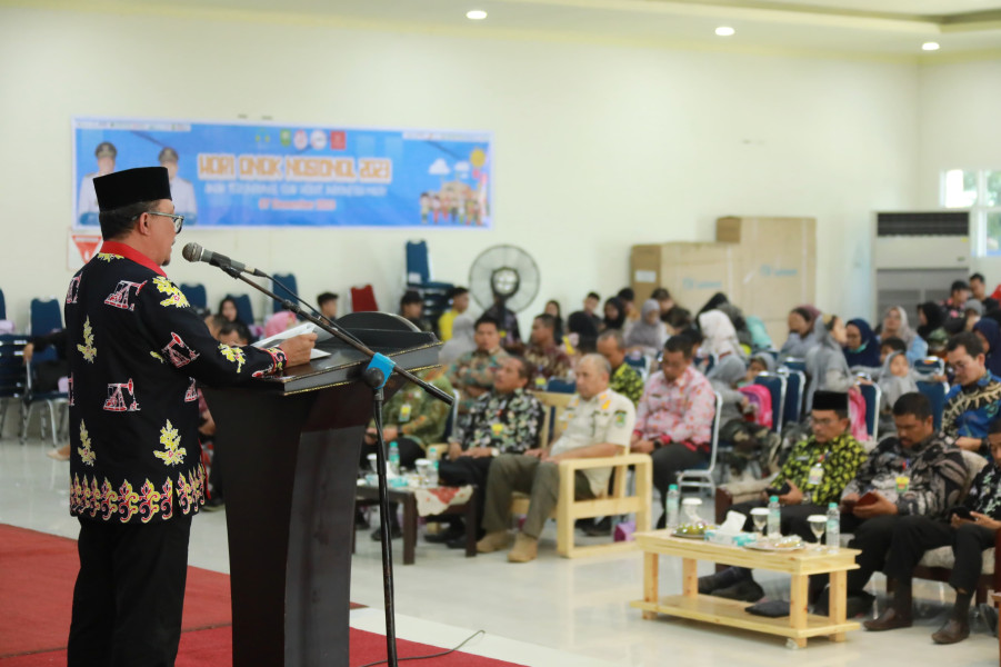 Hadir Hari Anak Nasional dan AIDS Se-dunia Ini Pesan Sekda Arfan