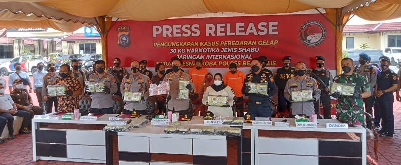 Kasus Narkoba  Jadi Atensi Kapolda Riau