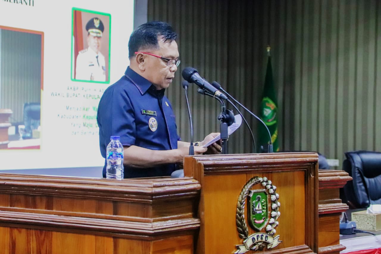 AKBP (Purn) H. Asmar : Adanya Perda Dapat Mewujudkan Tata Kelola Pemerintah Daerah Yang baik.