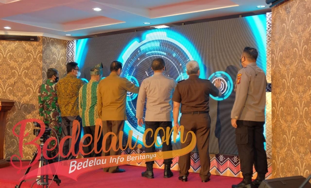 Giliran Di Pekanbaru, Kapolda Riau Lounching Aplikasi “Bersama Selamatkan Riau” Tangani Covid-19 Di Mapolresta