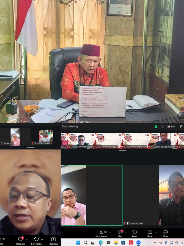 JDIH Bawaslu Rohul Gelar Diskusi Hukum, Bedah Rekontruksi Pengawasan dan Antisipasi Kerawanan Pemilu di MK
