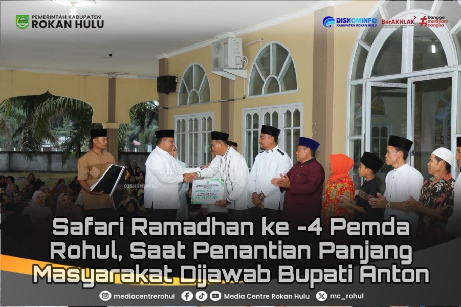 Safari Ramadan Ke Empat, Saat Penantian Panjang Masyarakat Dijawab Bupati Anton