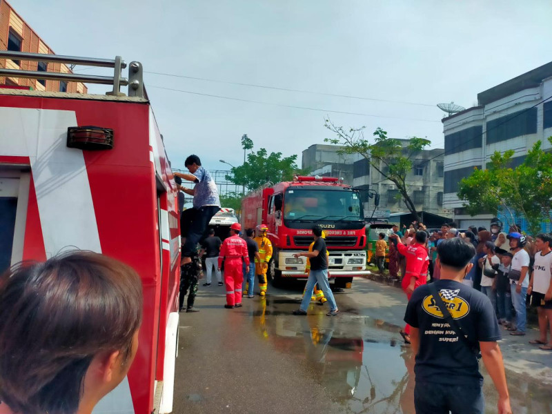 Ruko di Mandau Terbakar, Satu Keluarga dan Bayi Tewas