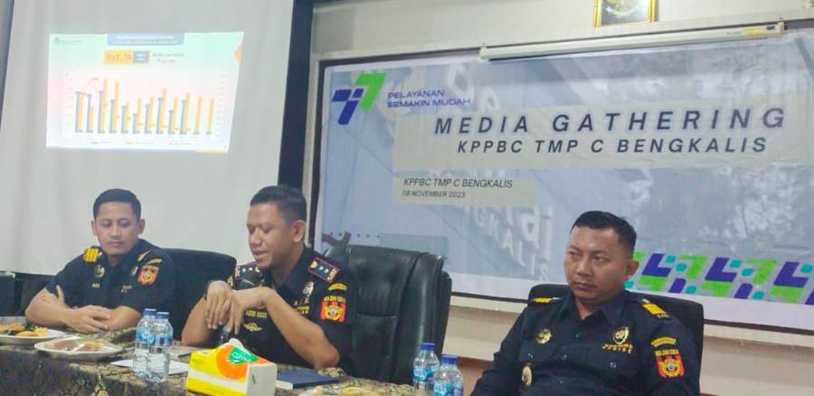 Realisasi Penerimaan Kepabeanan dan Cukai BC Bengkalis Rp3,76 Miliar di Tahun 2023