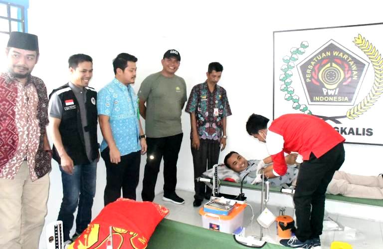 Didukung TNI-Polri dan Masyarakat, Kegiatan Donor Darah - Cek Kesehatan Sukses Terselenggara