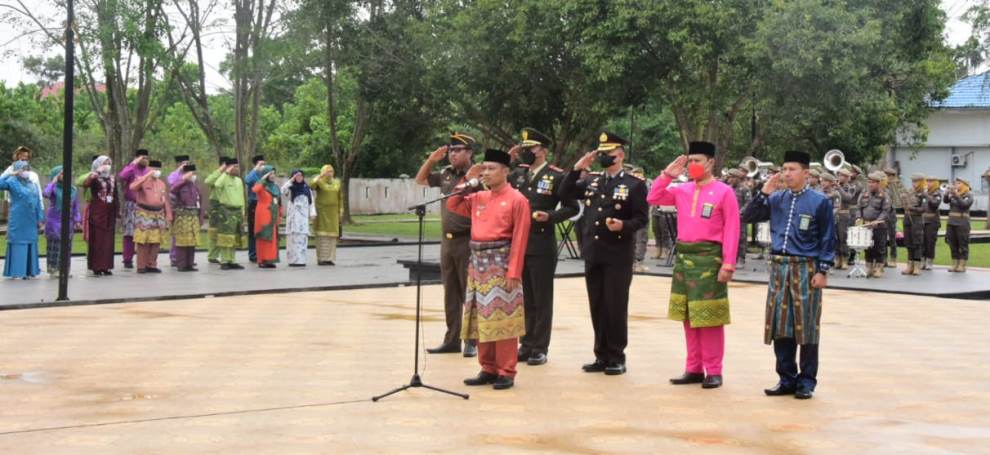 Wabup Bengkalis Pimpin Ziarah Taman Makam Pahlawan Kusuma Kesatria