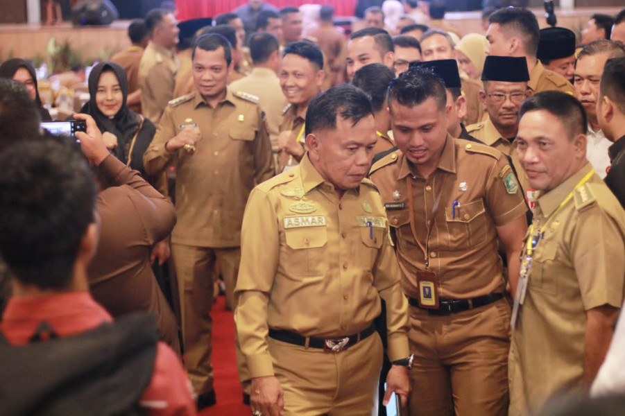 Plt Bupati Asmar Rakor Bersama Gubernur Riau