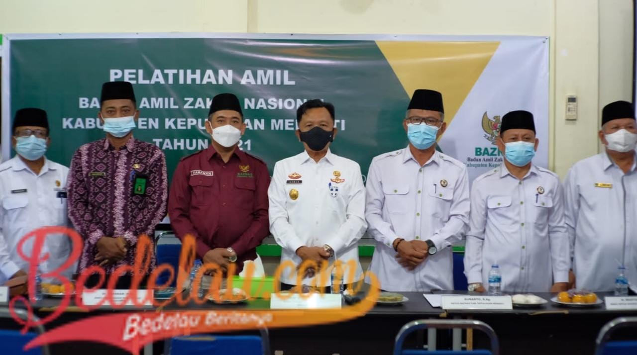 Wabup Meranti AKBP (Purn) H. Asmar Membuka Pelatihan Badan Amil Zakat Nasional