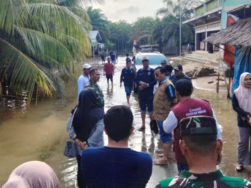 Sungai Kuantan Kembali Meluap, Bupati Ingatkan Warga Bantaran Sungai Siaga