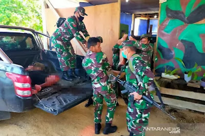 Empat Anggota TNI AD meninggal diserang OTK di Maybrat Papua Barat