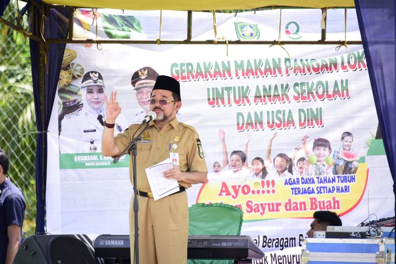 Pemkab Gelar Kegiatan Gerakan Pangan Lokal Bagi Pendidikan Anak Sekolah dan Usia Dini