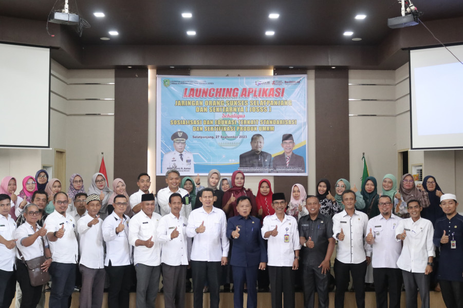 Pemkab Meranti Launching Aplikasi JOSS Bagi Pelaku UMKM