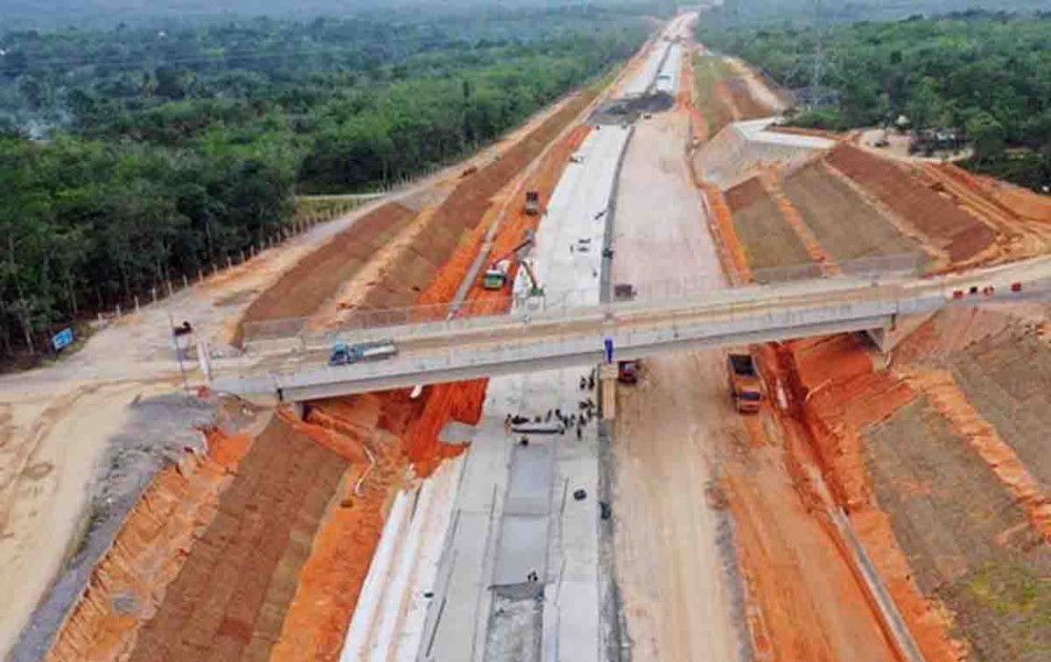 Segera Masuki Tahap Uji Laik Fungsi, DProgres Tol Bangkinang – Koto Kampar Sudah 93,64 Persen