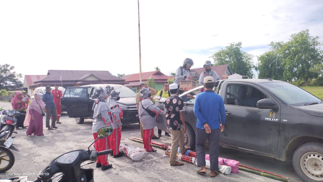 Sekcam Merbau Lepas Kontingen LT-IV dari Merbau ke Tingkat Provinsi Riau