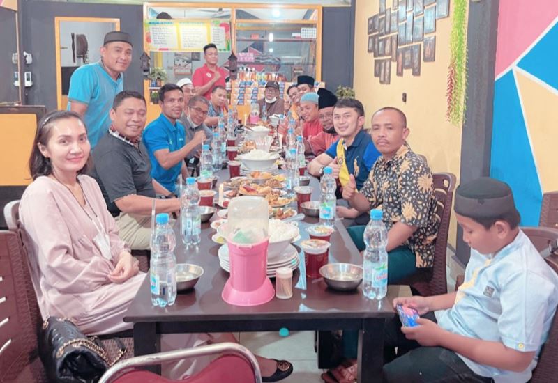 Sebelum Pindah Tugas ke Jabar, Ketua PN Bengkalis Buka Bareng Pengurus PWI Bengkalis