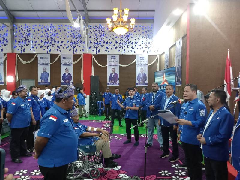 DPAC, DPRt dan DPARt Periode 2022-2027 Partai Demokrat Pekabaru Dilantik