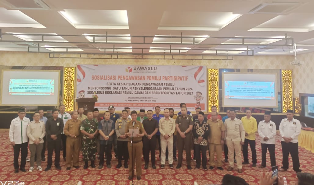 Bawaslu Kabupaten Kepulauan Meranti Melakukan Sosialisasi Pengawasan Pemilu Partisipatif