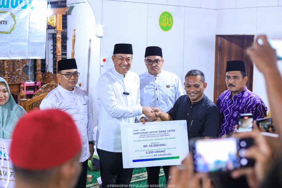 Wakil Bupati Muzamil Baharudin Safari Ramadhan di Desa Bagan Melibur Kecamatan Merbau