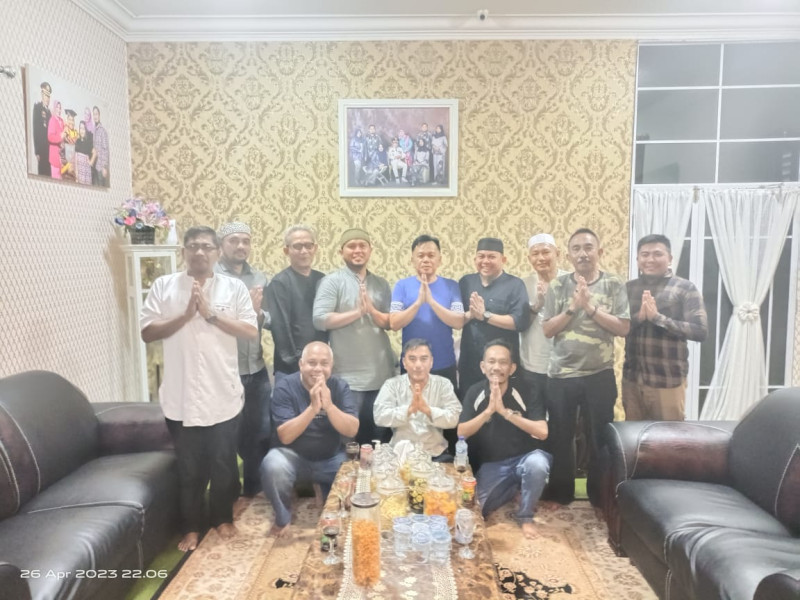 Ketua dan Pengurus Koni Silaturahmi di Kediaman Plt. Bupati Kabupaten Kepulauan Meranti