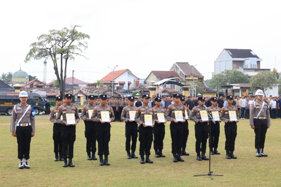 Berikut 12 Personel Polda Riau yang Dipecat Tidak Hormat
