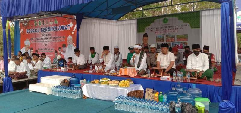 Pemdes Pambang Pesisir Gelar Khatam Qu’ran 30 Juz dan Desaku Bersholawat
