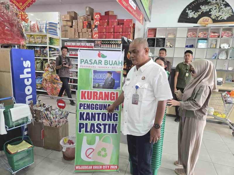 Larangan Penggunaan Kantong Plastik di Pekanbaru, Pemko Masifkan Sosialisasi