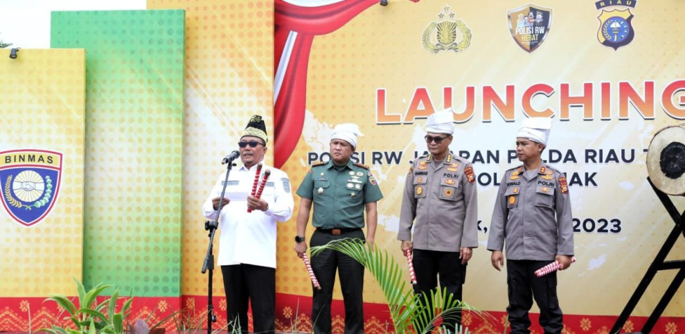 Sekda Siak Harap Kehadiran Polisi RW Mampu Beri Perlindungan D