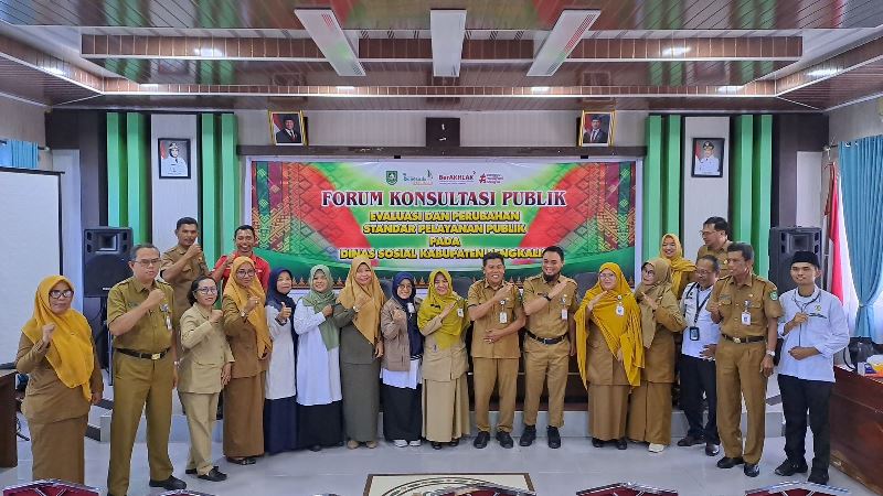 Dinsos Bengkalis Gelar Forum Konsultasi Publik