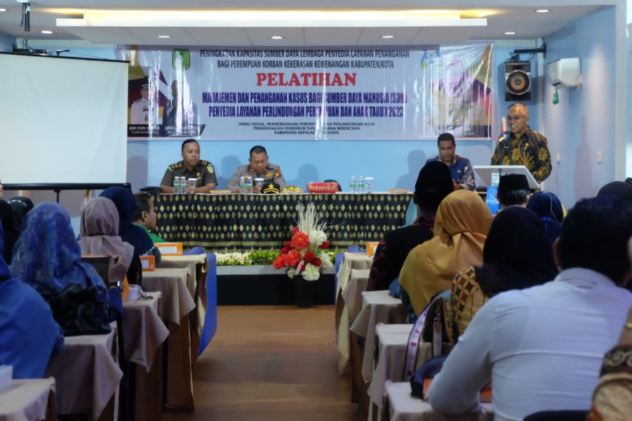 Pemkab Meranti Gelar Pelatihan Penanganan Kasus Perempuan dan Anak