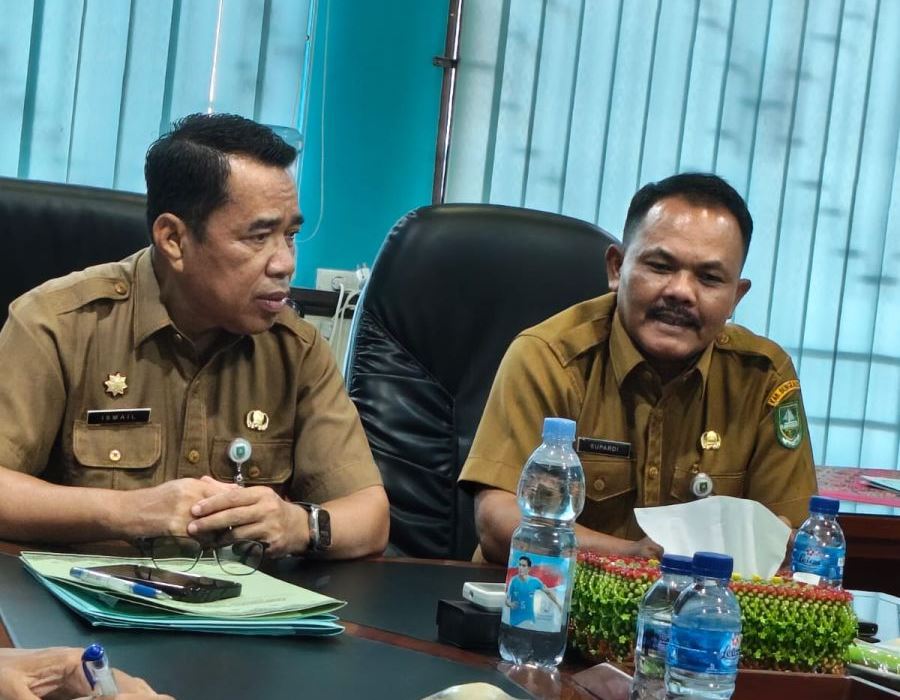 Disperkimtan Bengkalis Tandatangani Kerja Sama Pemanfaatan Data Kependudukan