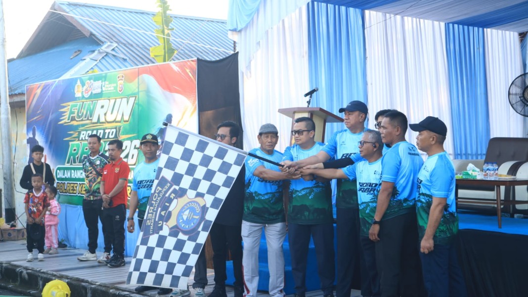 Wabup Muzamil Hadiri Road to Riau Bhayangkara Run 2026, Ribuan Peserta Semarakkan HUT Bhayangkara ke-80 di Meranti