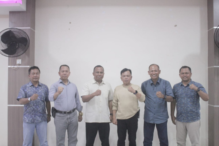 Plt. Bupati AKBP (Purn) H. Asmar Sambut Kunjungan Silaturahmi Danlanal Dumai di Kepulauan Meranti