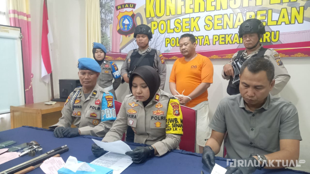 Setelah 150 Aksi di Pekanbaru, Jambret Spesialis Emas Diringkus Polsek Senapelan