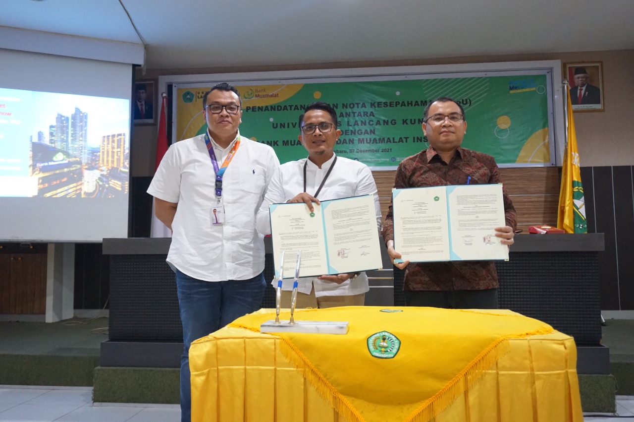 Dorong Pertumbuhan Ekonomi Syariah, Unilak Kerjasama Dengan Bank Muamalat dan Muamalat Institute