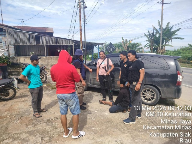 Polres Kuansing Tangkap Pelaku Dugaan Pencabulan Bocah yang Kabur ke Siak