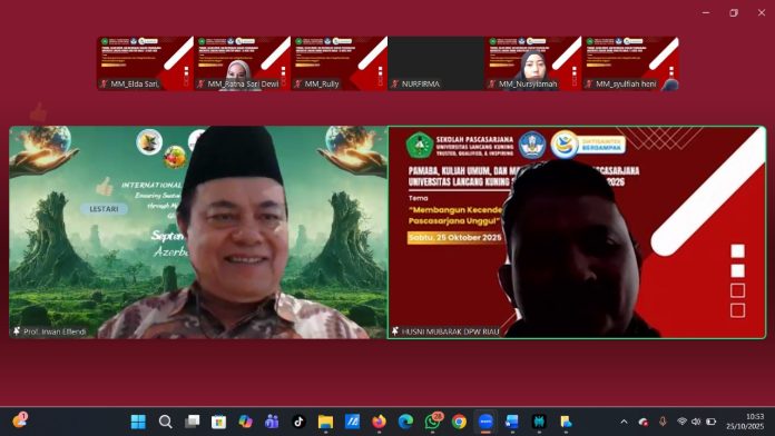 Rektor Unilak  Buka Pengenalan Mahasiswa Baru Sekolah Pascasarjana