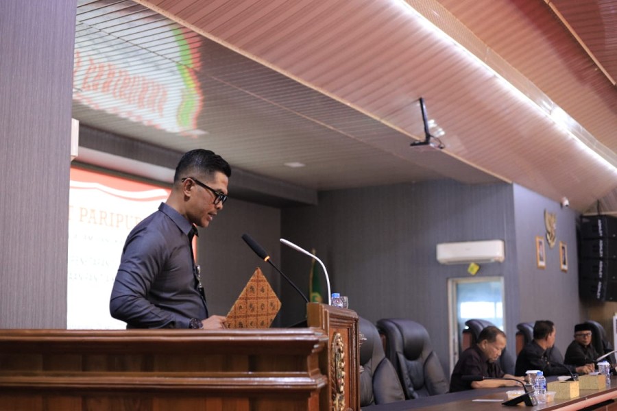 DPRD Kepulauan Meranti Paripurna Pembentukan dan Penetapan Nama-nama Susunan Keanggotaan Pansus LKPJ