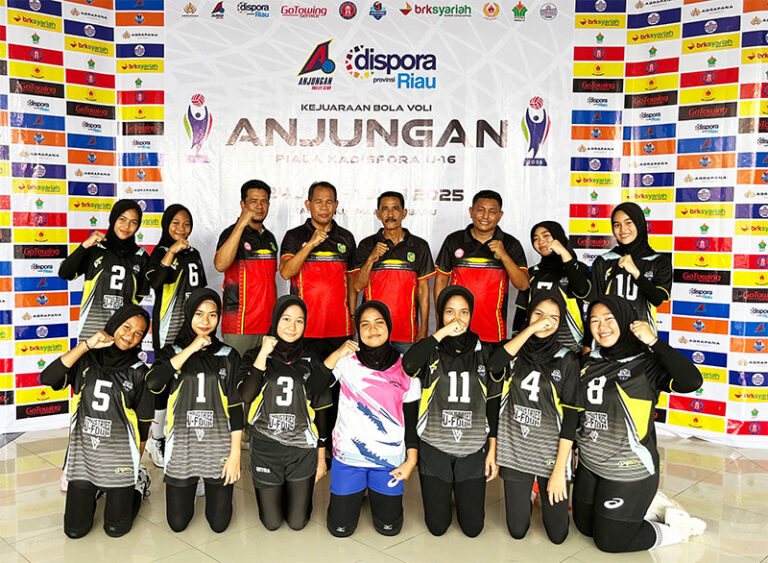 MSV Kepulauan Meranti Berhasil Melaju Partai Puncak Kejuaraan Bola Voli U-16 Merebut Piala Kadispora Riau