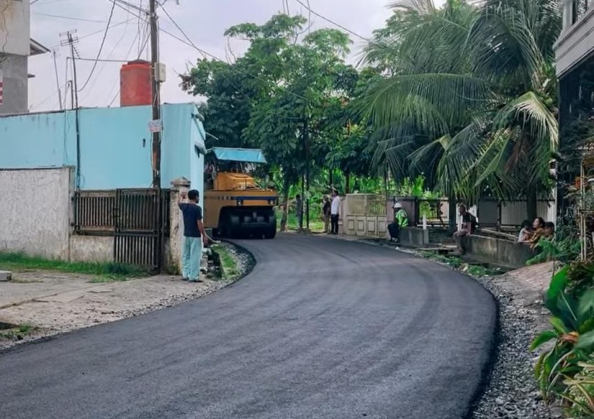 Perbaikan Jalan Melati Dimulai, Pemko Pekanbaru Lanjutkan Overlay Jalan Garuda dan Jalan Guru