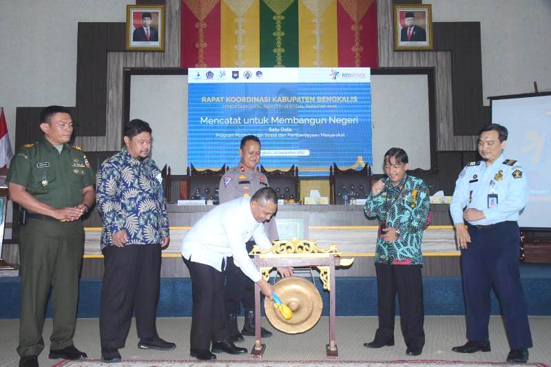 Wabup Bagus Santoso Buka Rakorda Pendataan Awal Regsosek Tahun 2022
