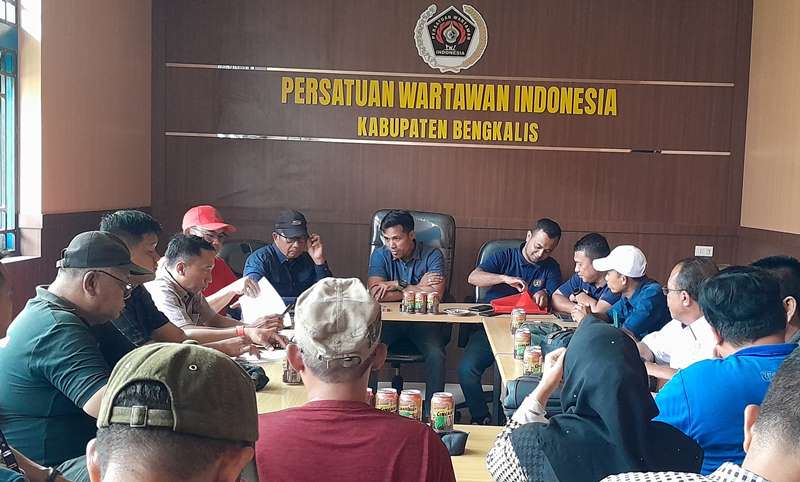 Digesa, PWI Bengkalis Bentuk Panpel Konfrerkab 2024