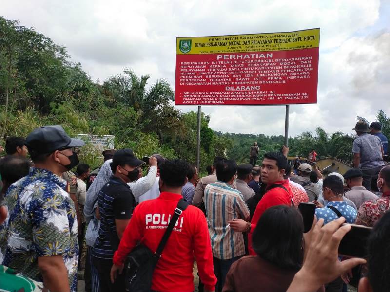 Penyegelan PKS PT SIPP Nyaris Bentrok