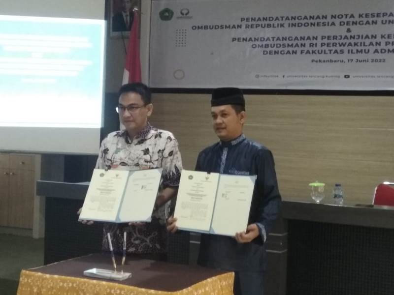 Ombudsman Jalin Kerjasama dengan Unilak dan FIA