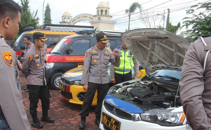 Tim Rolog Polda Riau Periksa Kesiapan Pemilu di Mapolres Bengkalis