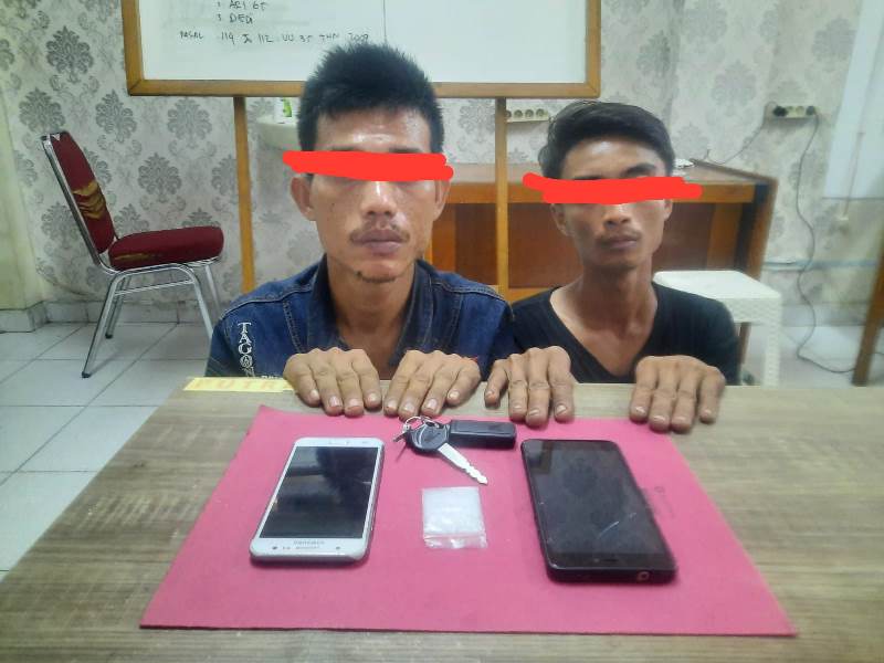 Sat Narkoba Polres Siak Tangkap 2 Orang Pengedar Sabu di Wilayah Kecamatan Tualang