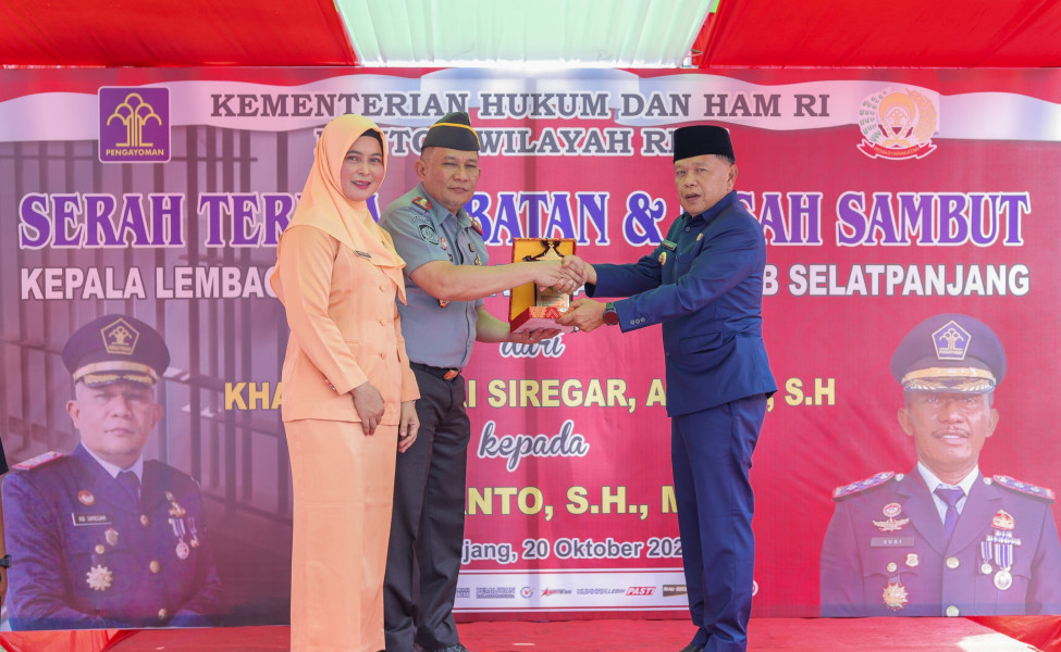 Plt Bupati Asmar Hadiri Sertijab Kepala Lapas Selatpanjang