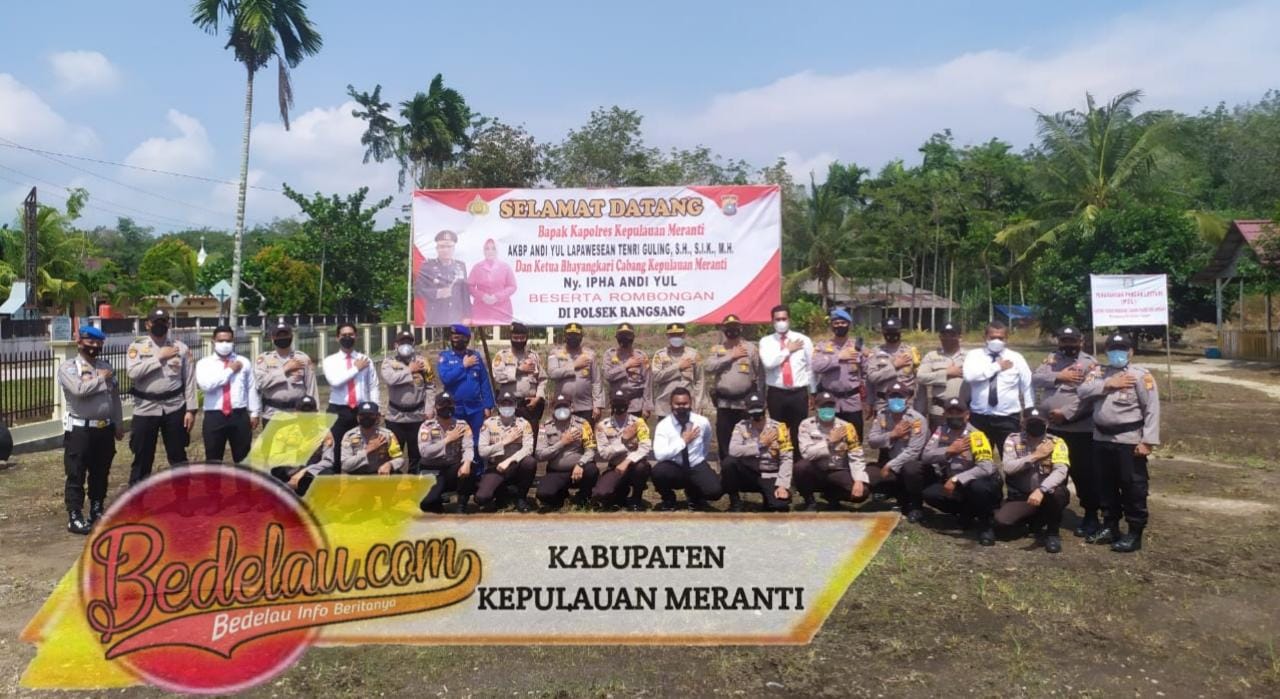Kunker ke Polsek Rangsang, Kapolres Meranti Minta Jaga Kamtibmas