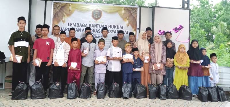Bersama Mitra Kerja, LBH Jaringan Advokasi Masyarakat Buka Bersama dan Santuni Anak Yatim
